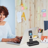 D1002 TAM-D Téléphone sans fil à 2 combinés avec répondeur ID de l