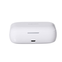 Dacom BT Casque Écouteurs sans fil Casque avec son stéréo de 2200 mAh Casque de charge avec casque antibruit étanche avec oreilles de sport (blanc)