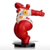 Danse Sculpture Fat Woman Tooarts Fiberglass exaggerative Modeling ornement décoratif