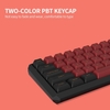 Darmoshark K5 Filaire + 2.4G Clavier Mécanique Double Mode Sans Fil 68 Touches RVB Clavier avec Gateron GPro Commutateurs Rouges Rouge + Noir