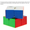 Dayan Zhanchi 2 * 2 Cube magique vitesse Cubo anti-pop Structure 6 couleurs en plastique respectueux de l’environnement Stickerless Cube Puzzle coloré au sol 46 MM