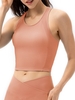 Débardeur de yoga pour femmes avec soutien-gorge intégré