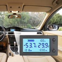 DC 5V ~ 90V Voltmètre Numérique Ampèremètre Jauge Capacité de la batterie Moniteur d
