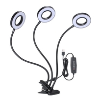 DC 5V 27W 54leds LED à triple extrémité Lampe de croissance de plante Lampe de croissance alimentée par USB 3 modes d