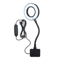 DC 5V 7W 18 LED Aquarium Light USB Alimenté Fish Jar Pince Clip Voir Lampe
