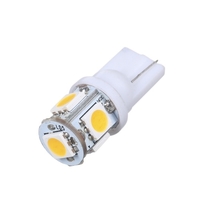 DC12V Paquet de 10 ampoules de voiture à LED 1W 5