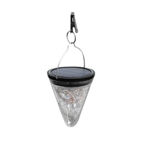 DC3.7V 1.5W 50 L-ED énergie solaire suspendue fil de cuivre lampe S-tring capteur de contrôle de la lumière sensible détection 3 modes d