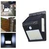 DC5.5V 20W 100 LED Lampe à énergie solaire fixée au mur à trois côtés