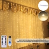 DC5V 12W 300 LED fée rideau lumière s-tring lumière avec télécommande / contrôle de ligne
