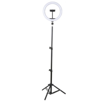 DC5V 7W LED Light Round Selfie Camera Lamp avec trépied télescopique de 1, 2 m