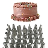 Décor de gâteau en acier inoxydable fournitures de décoration de gâteau plateau tournant 8 pièces / ensemble outils de crème bricolage