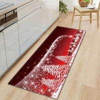 Décoration de maison de tapis de style de Noël anti-dérapant