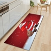 Décoration de maison de tapis de style de Noël anti-dérapant