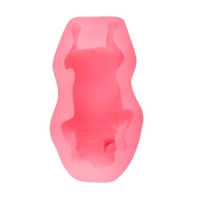Décoration de moule de cuisson de gâteau de silicone de chien de Shar Pei 3D mignon