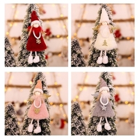 Décoration de Noël ange poupée pendentif arbre ornements suspendus artisanat de noël décorations elfes