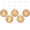 Décoration de Noël lumières suspendues scintillantes 3D