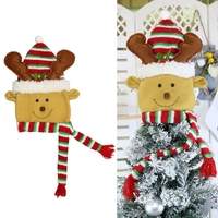 Décoration de noël pour la fête de noël décoration chapeau de sapin de noël
