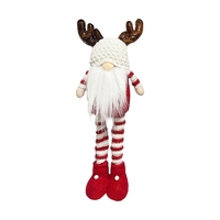 Décoration de Noël Père Noël Elfe Poupée Ornement Bureau Collection Poupée Ornement