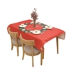 Décoration de table à manger en tissu de table de Noël