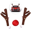 Décoration de voiture de Noël Bois Décorations de Noël pour Clip de voiture Type Elk Antler Décoration Pendentif de voiture