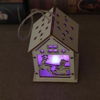 Décorations de Noël Éclairage Snow LED House Light