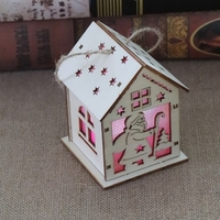 Décorations de Noël Éclairage Snow LED House Light