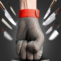 De haute qualité 304L en acier inoxydable Mesh Cut Knife Chaîne résistante mail Gants de protection pour la cuisine Butcher travail sur la sécurité