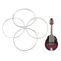 De haute qualité Mandolin Strings acier plaqué plaqué argent Wound en alliage de cuivre,  Full Set (EADG)