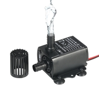 Decdeal DC12V 5W Ultra-silencieux Mini Brushless Pompe À Eau Étanche Submersible Fontaine Aquarium Circulation 280L / H Ascenseur 300 cm