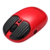 DEEPSKY BG90 Souris rechargeable sans fil double mode BT5.0 + 2.4G souris optique avec 6 souris de jeu de bureau DPI réglables rouge