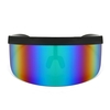 Demi-masque facial lunettes de protection solaire grand miroir lunettes de soleil demi-masque protecteur de protection lunettes de soleil UV lunettes de sport de plein air