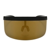 Demi-masque facial lunettes de protection solaire grand miroir lunettes de soleil demi-masque protecteur de protection lunettes de soleil UV lunettes de sport de plein air