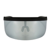 Demi-masque facial lunettes de protection solaire grand miroir lunettes de soleil demi-masque protecteur de protection lunettes de soleil UV lunettes de sport de plein air