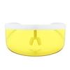 Demi-masque facial lunettes de protection solaire grand miroir lunettes de soleil demi-masque protecteur de protection lunettes de soleil UV lunettes de sport de plein air