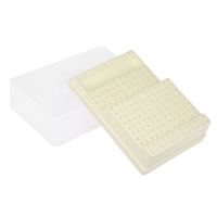 Dentaire Porte-foret Dentaire Bur Support Organisateur Container Displayer Transparent Couverture En Plastique Accessoire Dentaire 168 Trous