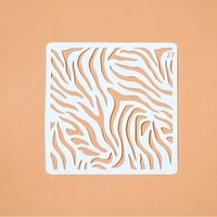 Dessin de pochoirs de peinture modèles creux de conception PP