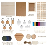 DEUX ARBRES Matériaux laser Case 11 Types Fournitures de bricolage s