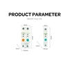 Disjoncteur intelligent WIFI Commutateur de rail DIN 1P Ewelink APP Control Compatible avec Alexa et Google Assitant Voice Control pour la domotique