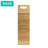 Disponible planche à laver en bois planche à laver avec poignée rectangulaire percussion à main planche à laver à la main pour la lessive à la maison vêtements pratique durable bambou épaissi planche à laver