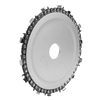 Disque de chaîne de meuleuse de 5 pouces 14 dents 22mm disque de sculpture pour le travail du bois pour meuleuse d