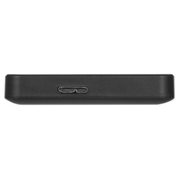 Disque dur externe portable 2.5 pouces USB 3.0 HDD haute vitesse de transmission / Plug and Play / pour PC / ordinateur portable / bureau noir 1 To
