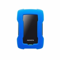Disque dur externe portable ADATA HD330 Disque dur mobile antichoc avec cryptage AES 256 bits en silicone antichoc Noir 1 To