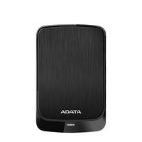 Disque dur externe portable ADATA HV320 Disque dur mobile de grande capacité avec port USB 3.2 Gen1 Protection contre les vibrations Noir 1 To