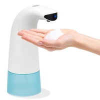 Distributeur automatique de savon en mousse 250 ml sans contact avec capteur de mouvement infrarouge