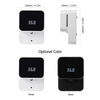Distributeur de savon de mesure de la température automatique sans contact mural 2 en 1 avec alarme de fièvre à écran numérique LED 430 ml