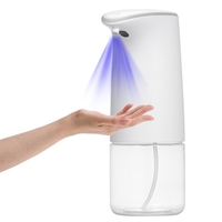 Distributeur de savon en spray 450ML Induction automatique IPX4 Distributeur de savon désinfectant pour les mains étanche