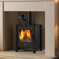 Distribution de chaleur efficace de ventilateur de cheminée de maison de 4 lames