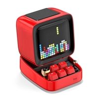 Divoom Ditoo Portable rétro haut-parleur Bluetooth Pixel Art bricolage boîte réveil avec 16x16 LED panneau d