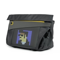 Divoom sac à bandoulière-V avec affichage de LED bricolage Pixel Art Animation en plein air étanche sac à bandoulière sac de messager pour activité extérieure voyage vélo Shopping