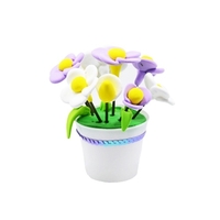 DIY À La Main Matériel Environnement Ultralight Couleur Argile En Pot Fleur DIY Kits pour Enfants Jouet Éducatif